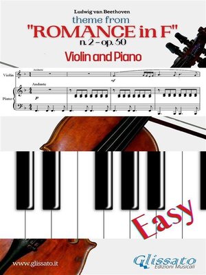 cover image of Theme from "Romance in F" Easy Violin & Piano